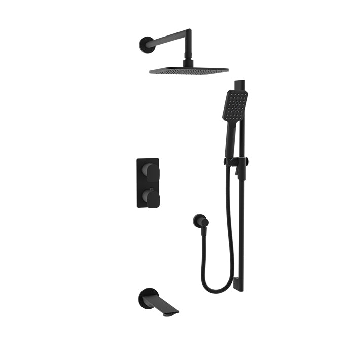 Baril Petite Complete Thermostatic Pressure Balanced Shower Kit - Non-Shared Ports by Baril