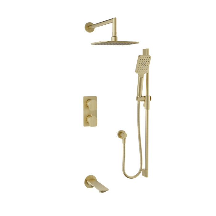 Baril Petite Complete Thermostatic Pressure Balanced Shower Kit by Baril