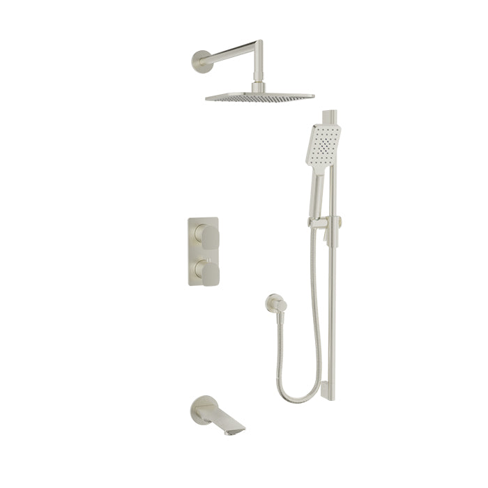 Baril Petite Complete Thermostatic Pressure Balanced Shower Kit by Baril