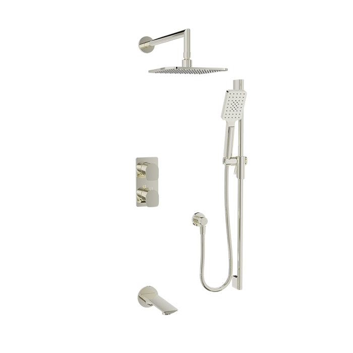 Baril Petite Complete Thermostatic Pressure Balanced Shower Kit by Baril