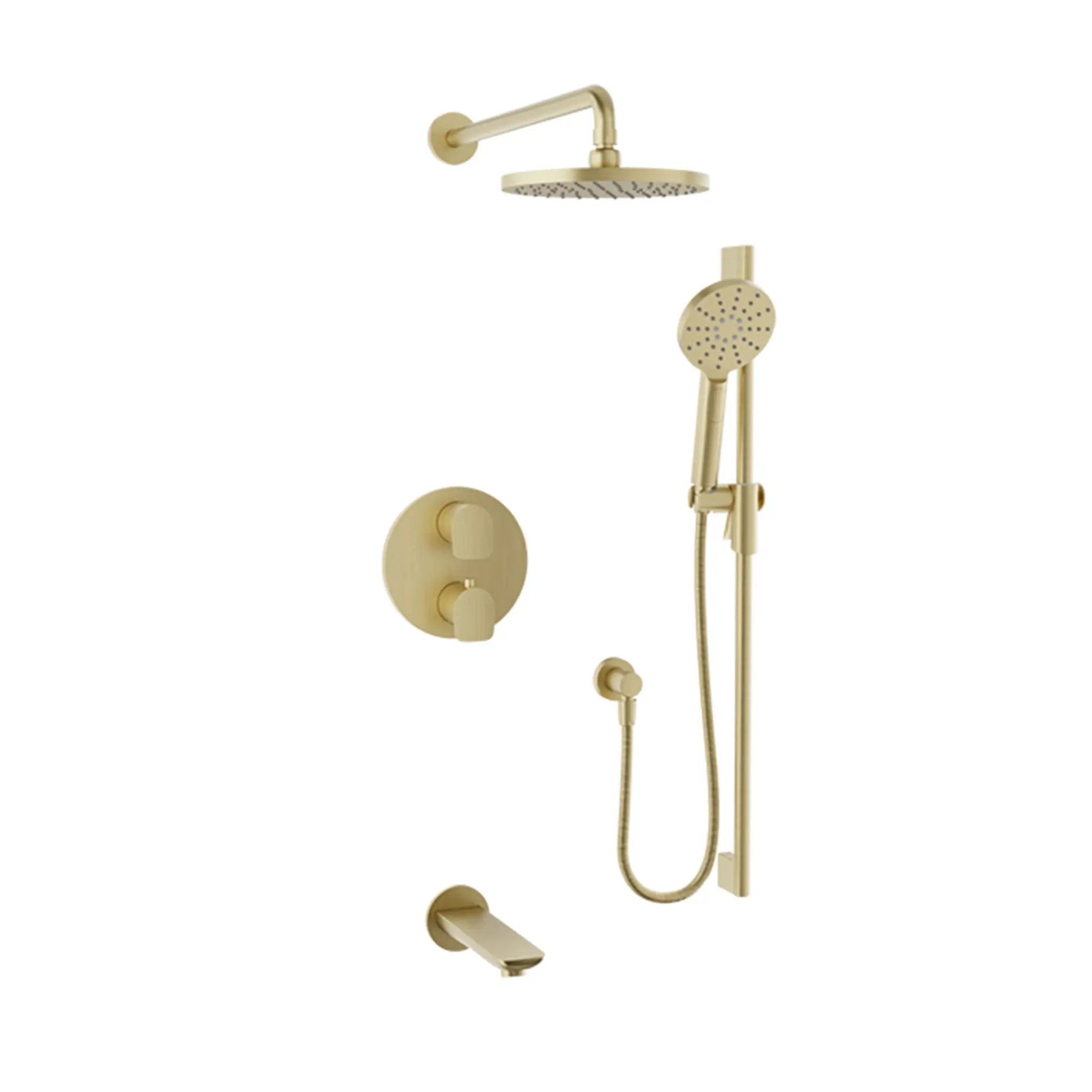 Baril Sens Complete Thermostatic Pressure Balanced Shower Kit - Non-Shared Ports by Baril
