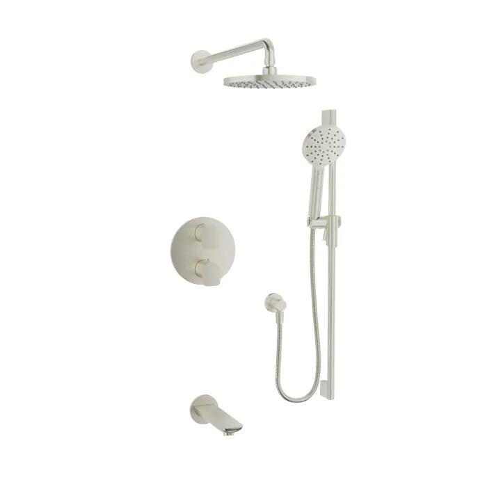 Baril Sens Complete Thermostatic Pressure Balanced Shower Kit - Non-Shared Ports by Baril