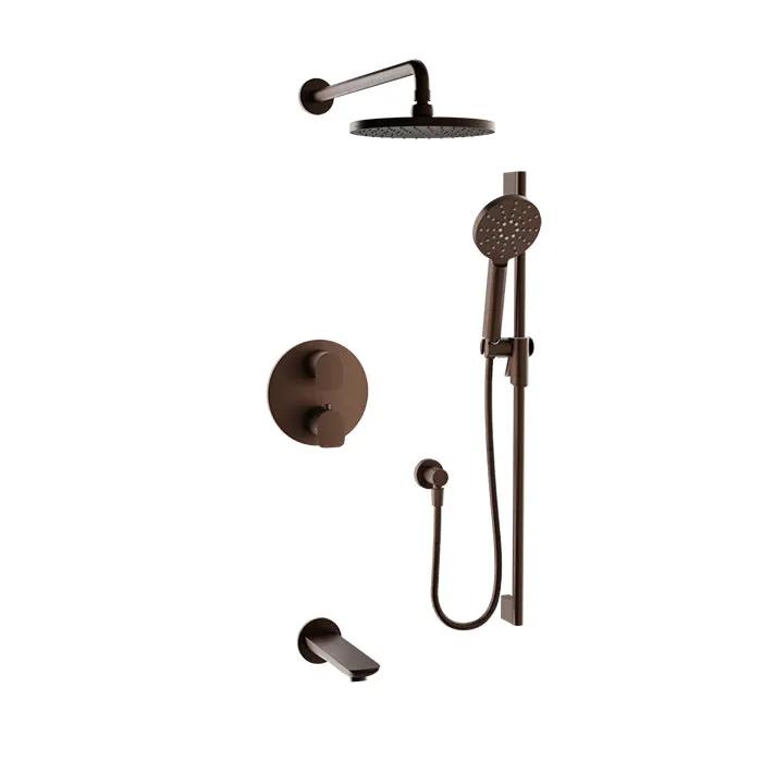 Baril Sens Complete Thermostatic Pressure Balanced Shower Kit - Non-Shared Ports by Baril