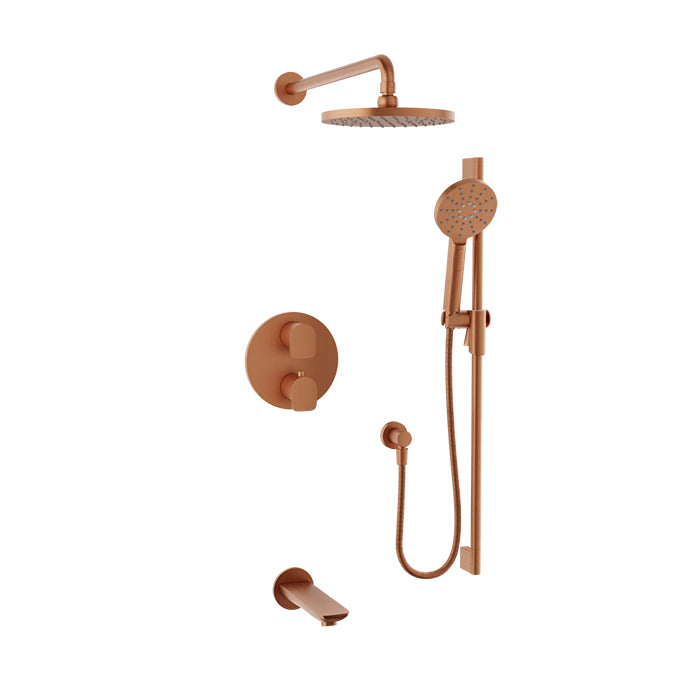 Baril Sens Complete Thermostatic Pressure Balanced Shower Kit - Non-Shared Ports by Baril