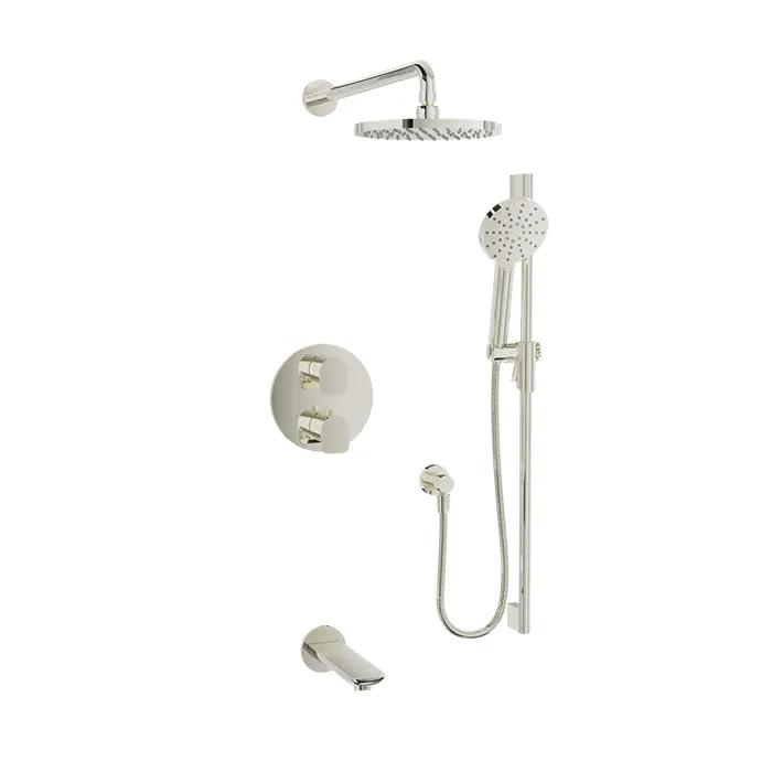 Baril Sens Complete Thermostatic Pressure Balanced Shower Kit - Non-Shared Ports by Baril