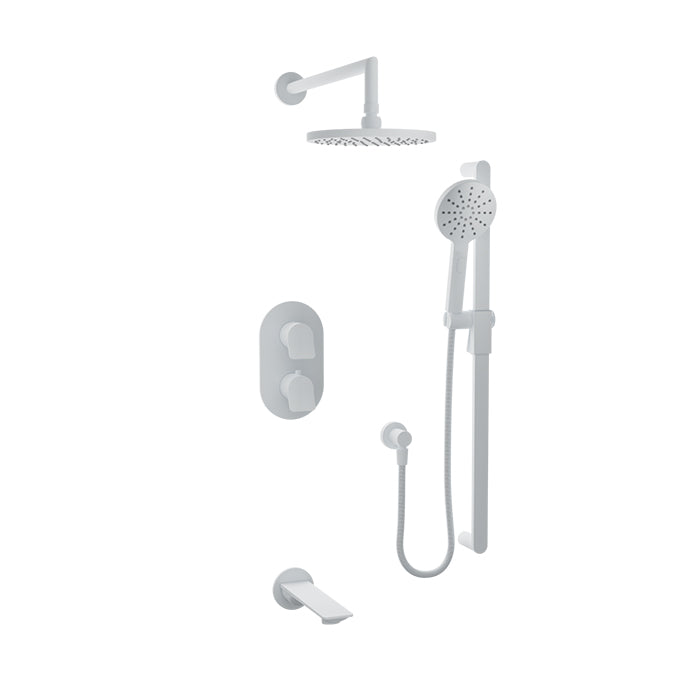 Baril Profile Complete Thermostatic Pressure Balanced Shower Kit - Non-Shared Ports