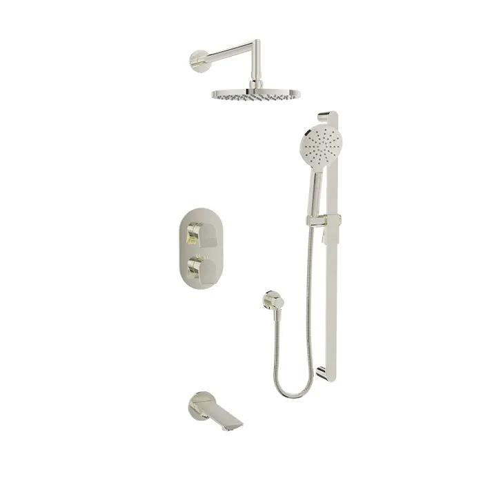 Baril Profile Complete Thermostatic Pressure Balanced Shower Kit - Non-Shared Ports by Baril