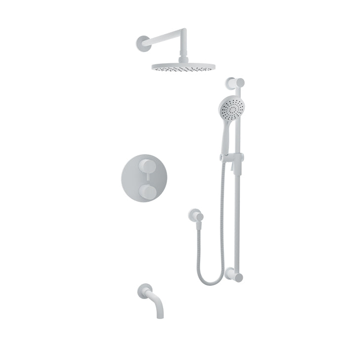 Baril Zip Complete Thermostatic Pressure Balanced Shower Kit - Non-Shared Ports