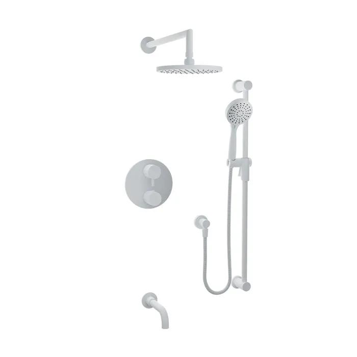 Baril Zip Complete Thermostatic Pressure Balanced Shower Kit - Non-Shared Ports by Baril