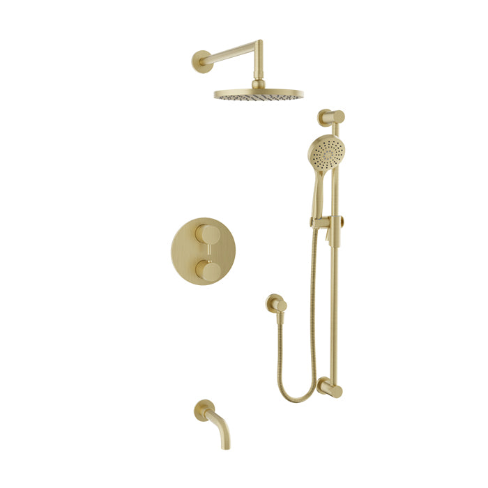 Baril Zip Complete Thermostatic Pressure Balanced Shower Kit - Non-Shared Ports by Baril