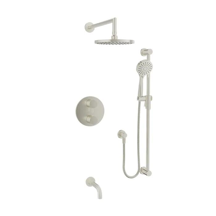 Baril Zip Complete Thermostatic Pressure Balanced Shower Kit - Non-Shared Ports by Baril