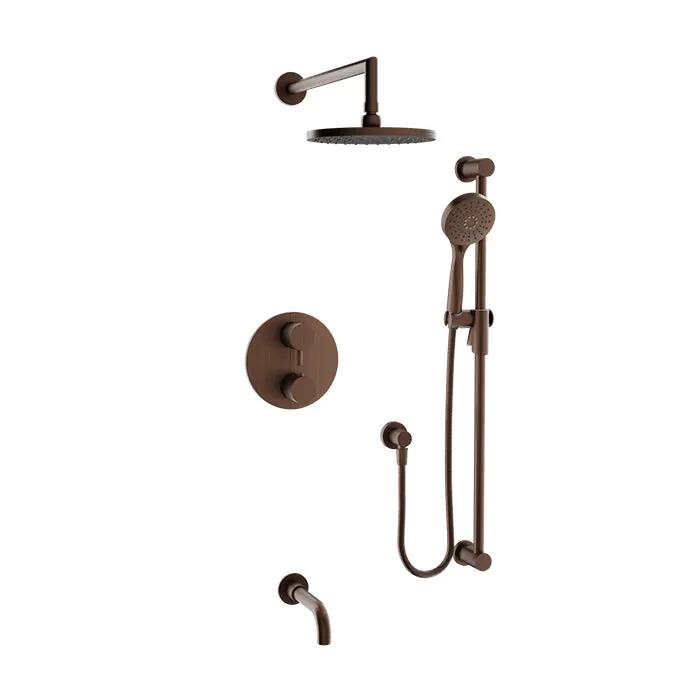 Baril Zip Complete Thermostatic Pressure Balanced Shower Kit by Baril
