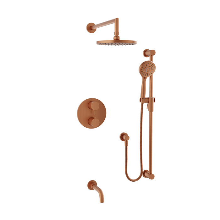 Baril Zip Complete Thermostatic Pressure Balanced Shower Kit by Baril