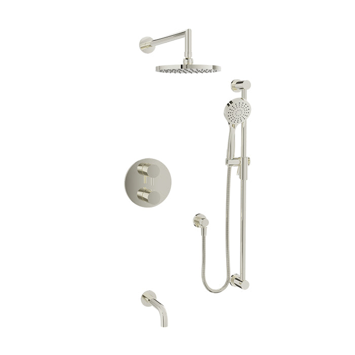 Baril Zip Complete Thermostatic Pressure Balanced Shower Kit - Non-Shared Ports