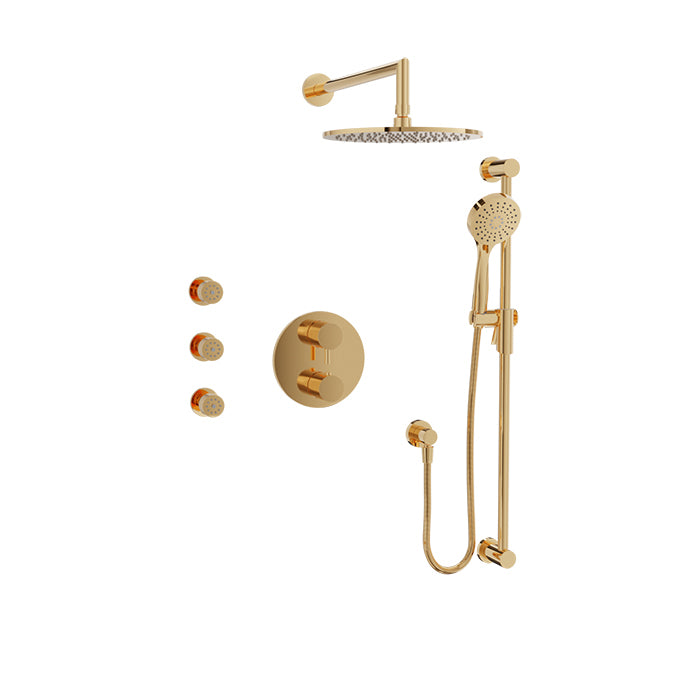 Baril Zip Complete Thermostatic Pressure Balanced Shower Kit by Baril