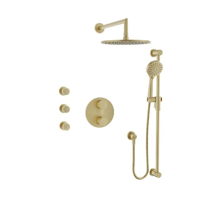 Baril Zip Complete Thermostatic Pressure Balanced Shower Kit by Baril