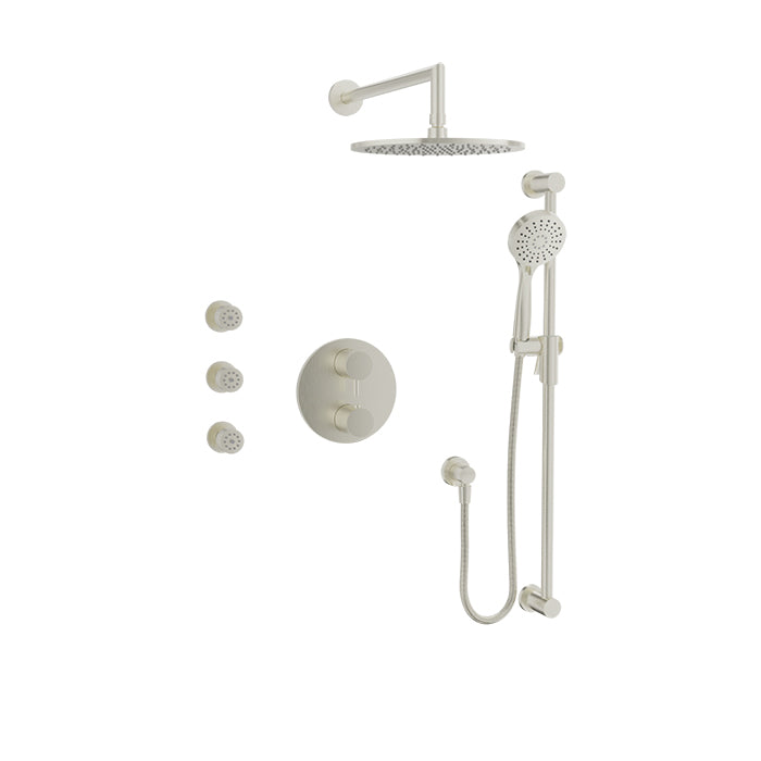 Baril Zip Complete Thermostatic Pressure Balanced Shower Kit by Baril