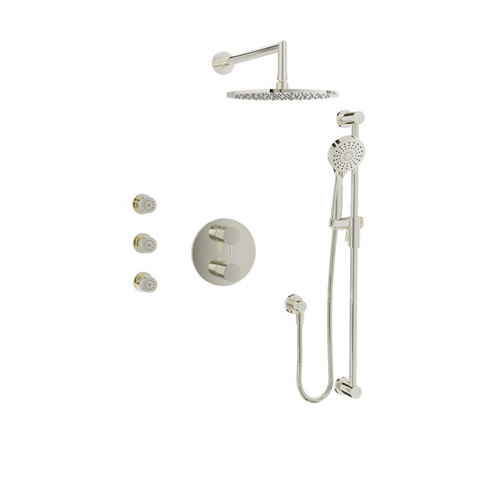 Baril Zip Complete Thermostatic Pressure Balanced Shower Kit by Baril