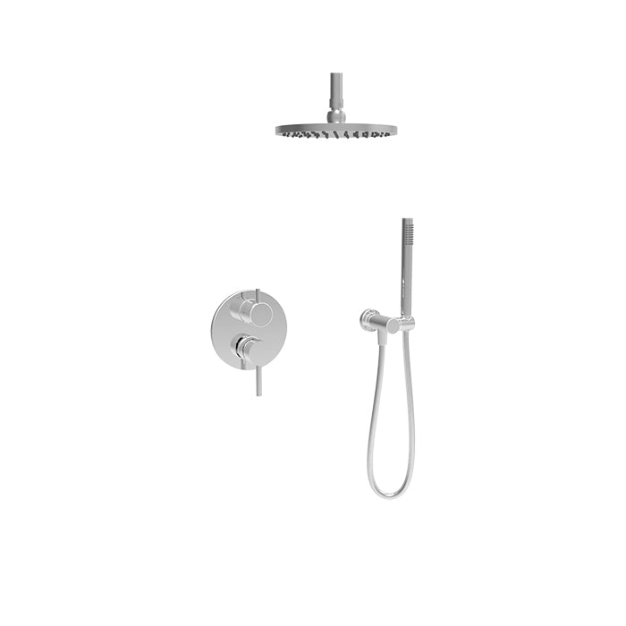 chrome shower kit