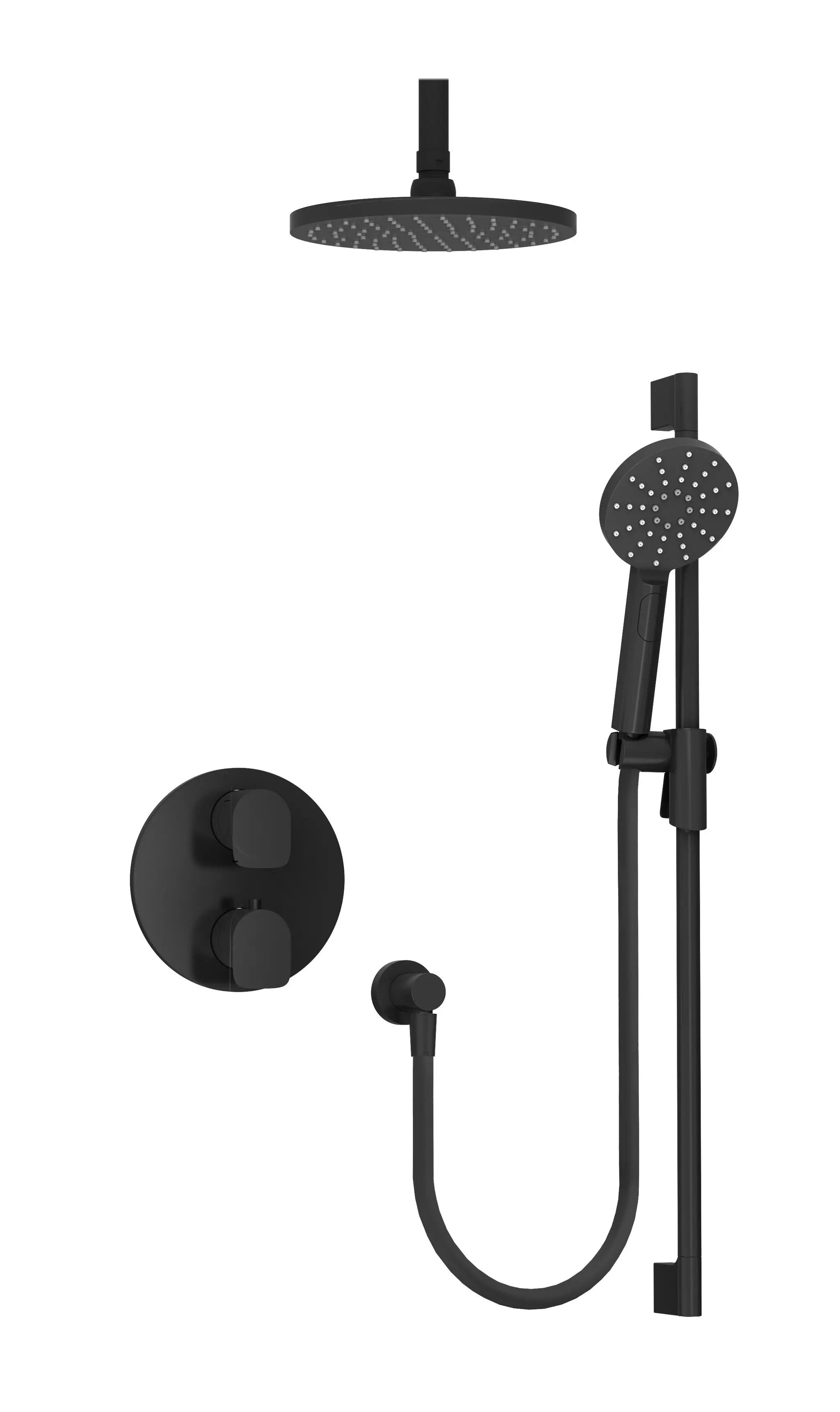 Baril Sens Complete Thermostatic Pressure Balanced Shower Kit by Baril