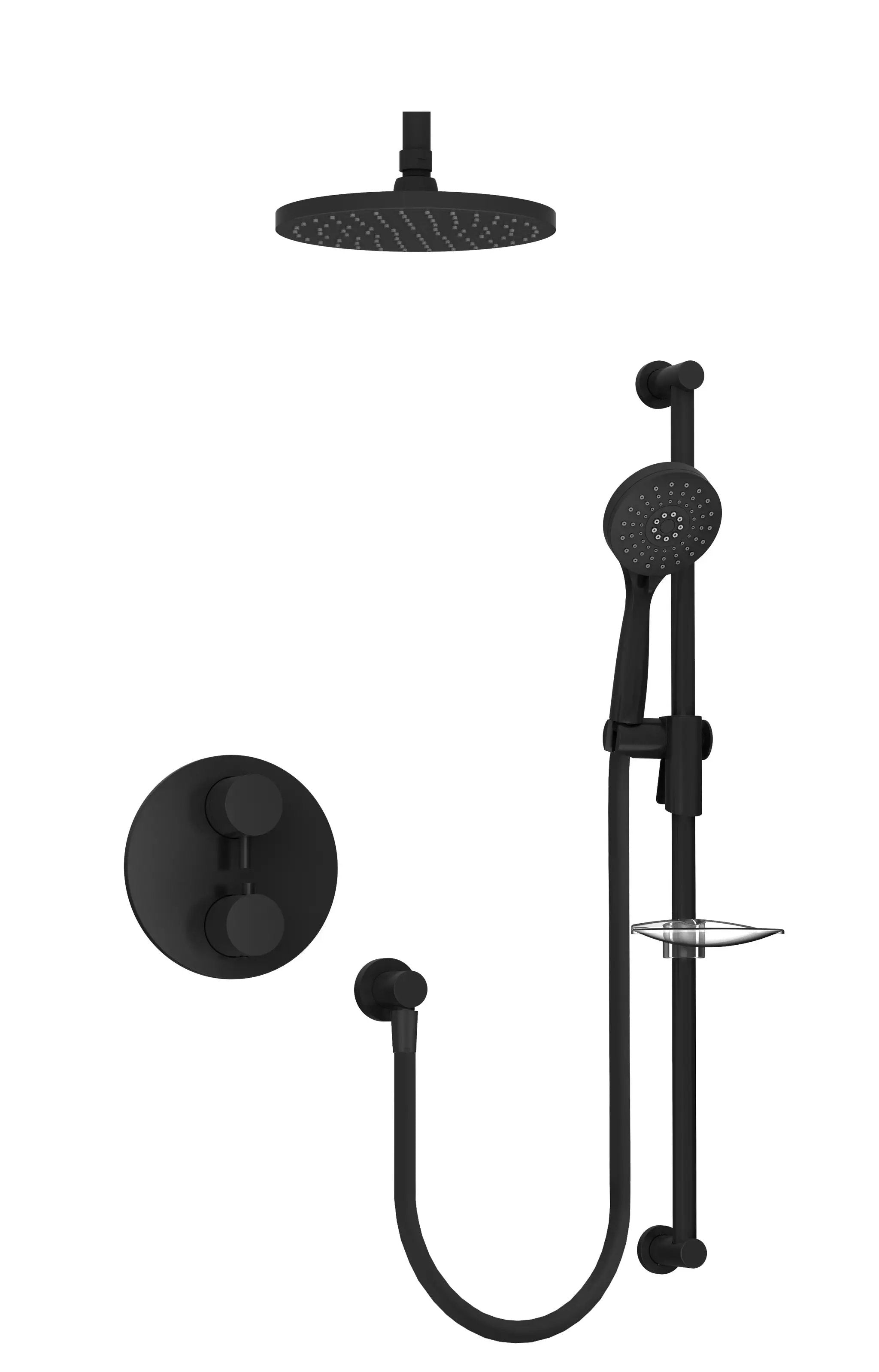 Baril Zip Complete Thermostatic Pressure Balanced Shower Kit by Baril