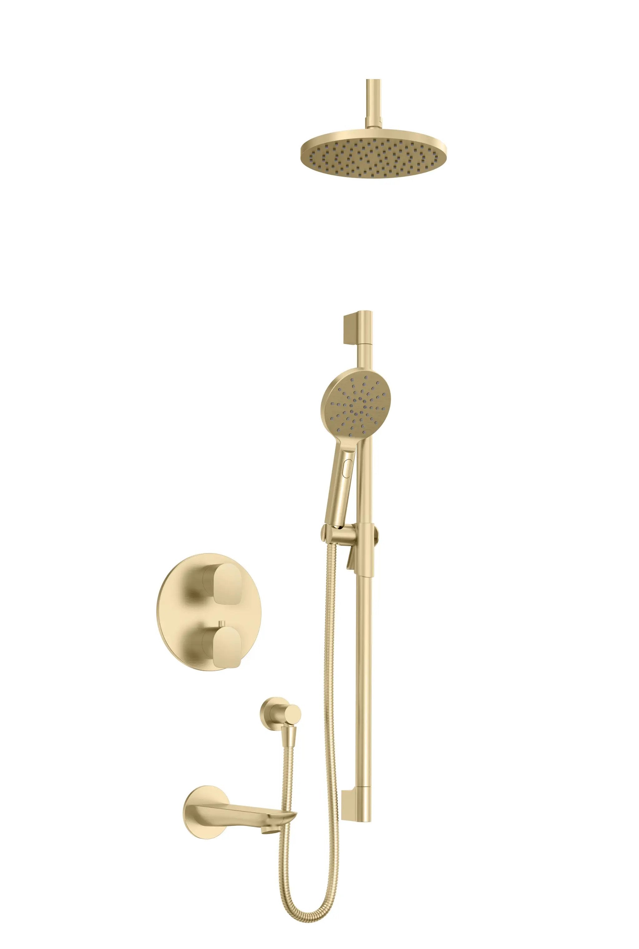 Baril Sens Complete Thermostatic Pressure Balanced Shower Kit by Baril