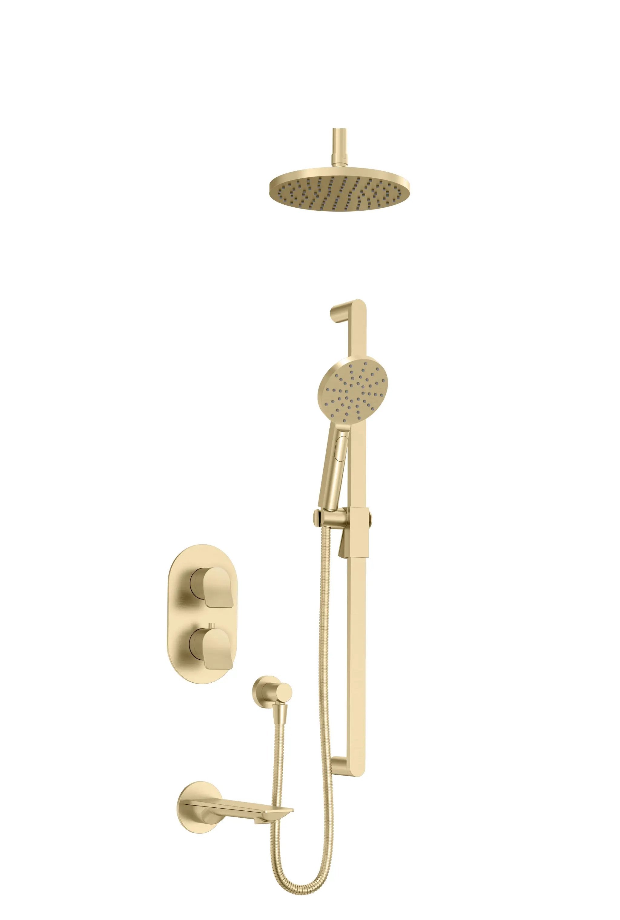 Baril Profile Complete Thermostatic Pressure Balanced Shower Kit by Baril