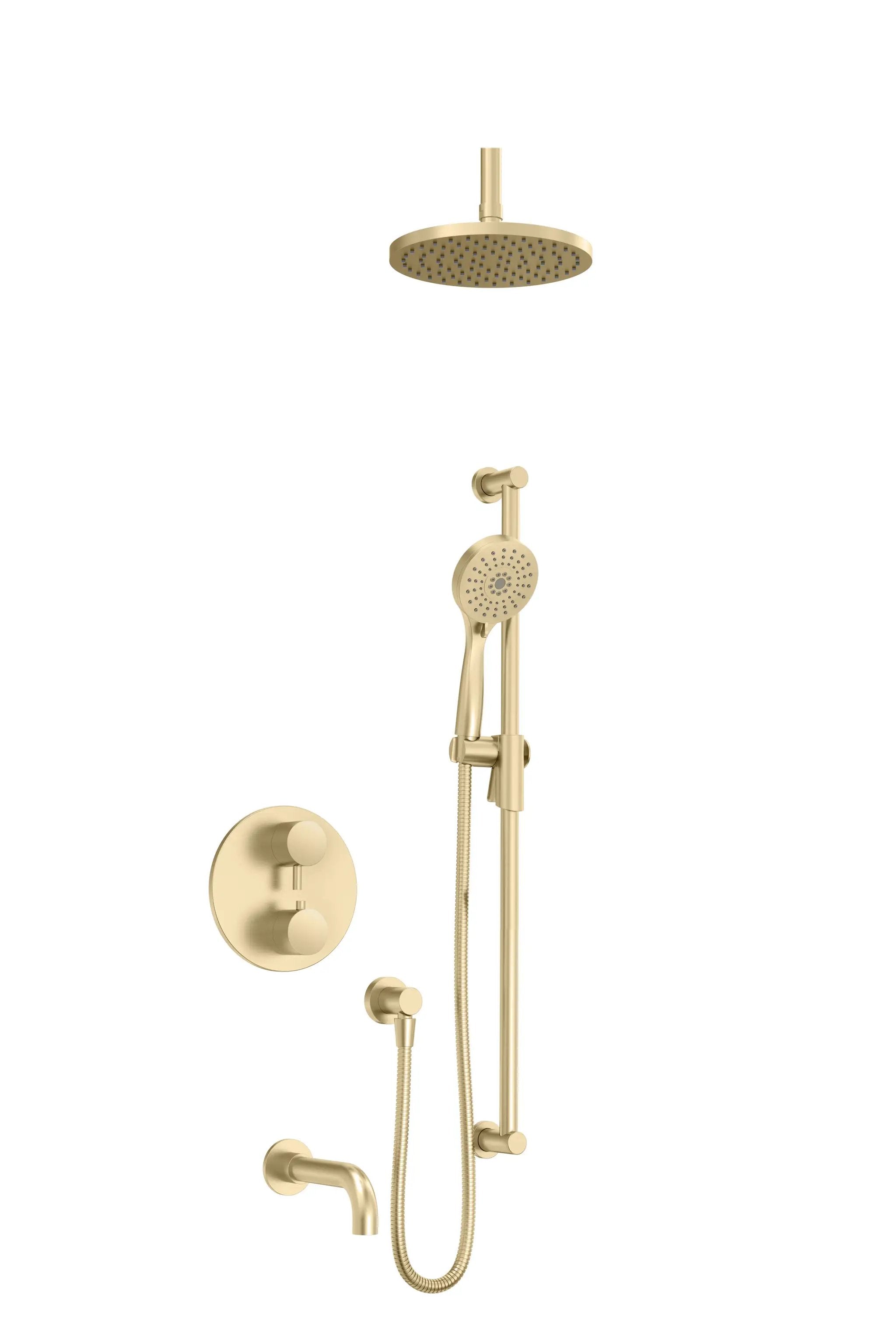Baril Zip Complete Thermostatic Pressure Balanced Shower Kit by Baril