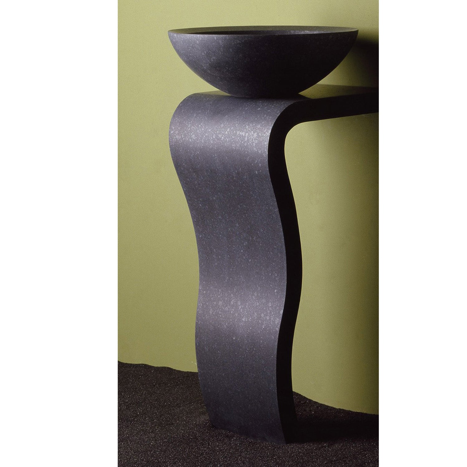 Stone Forest 14" Wave Pedestal Sink