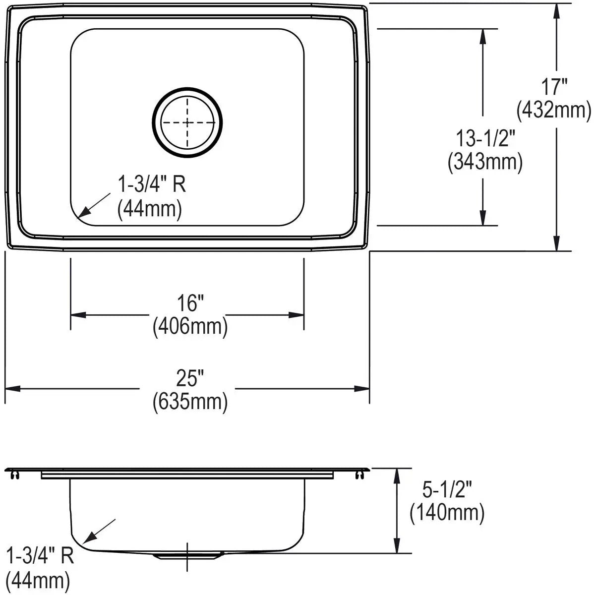 brushed satin classroom ada sink