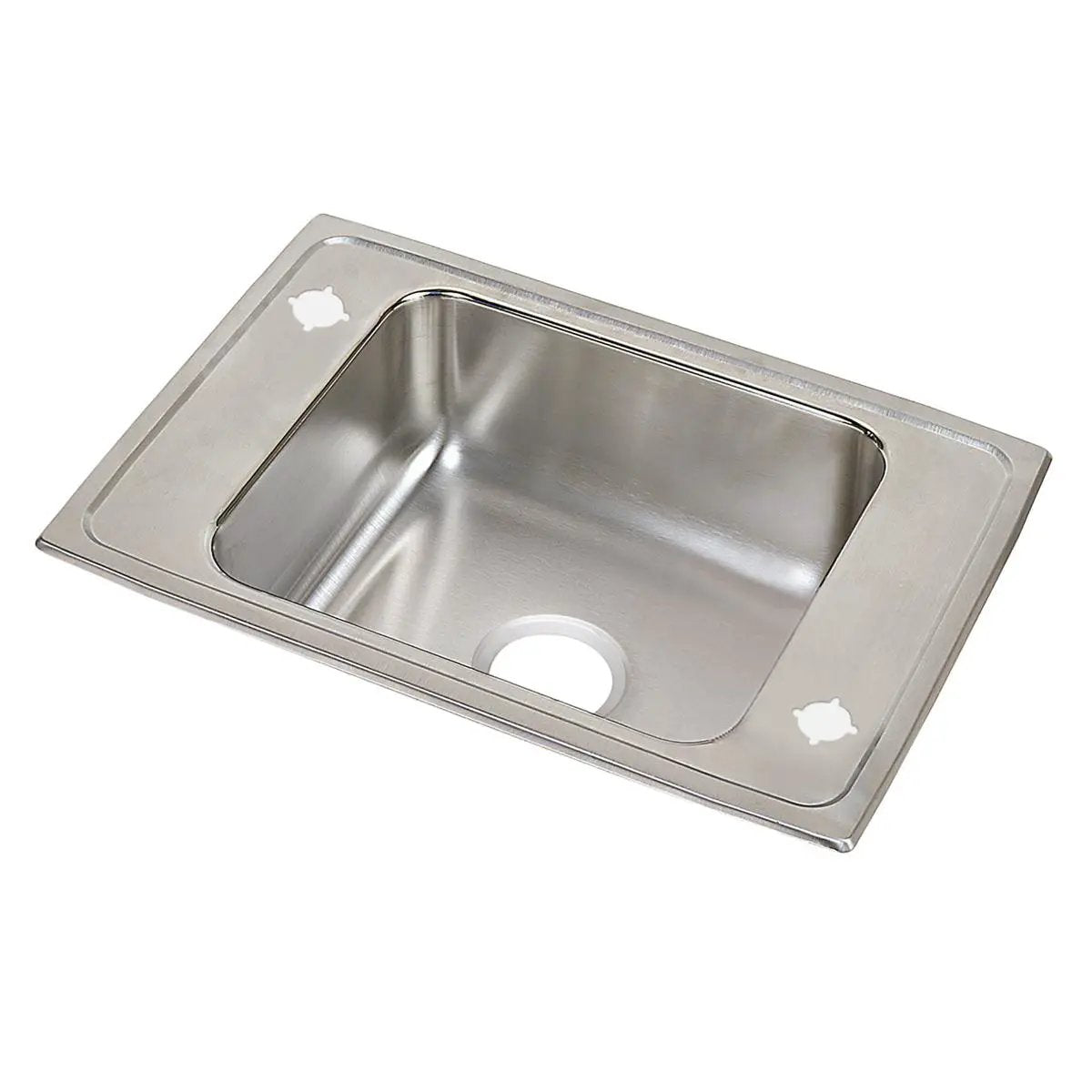 brushed satin classroom sink