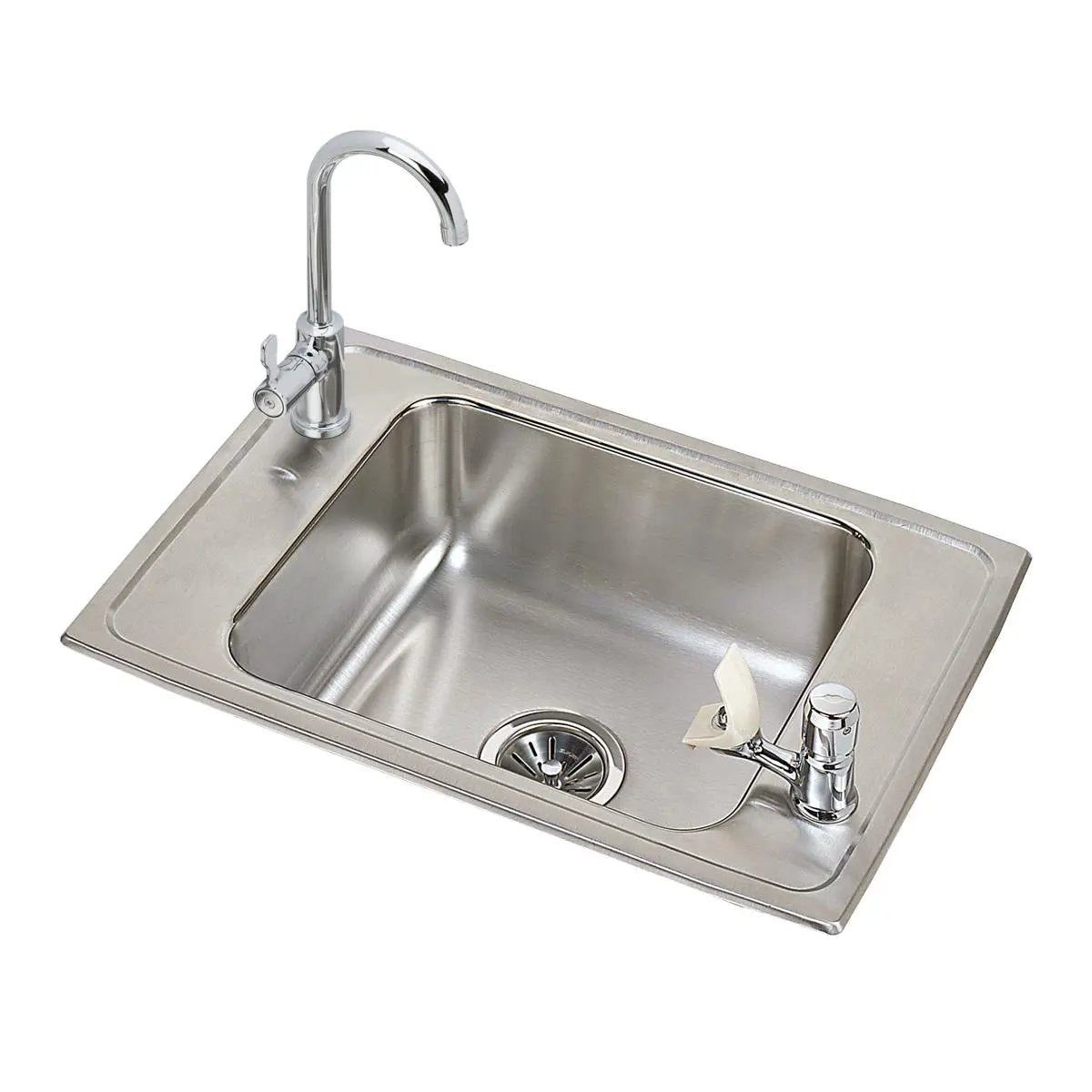 brushed satin classroom sink