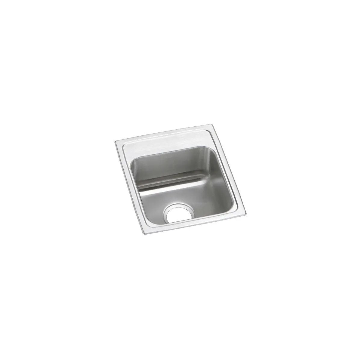 brushed satin single bowl drop-in bar
