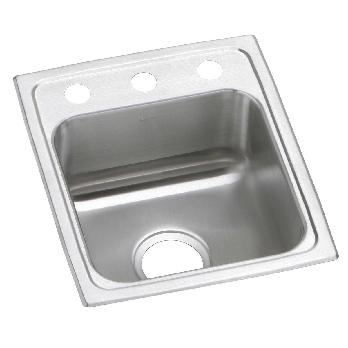 Elkay Celebrity 15" x 17-1/2" x 7-1/8" Single Bowl Drop-in Bar Sink