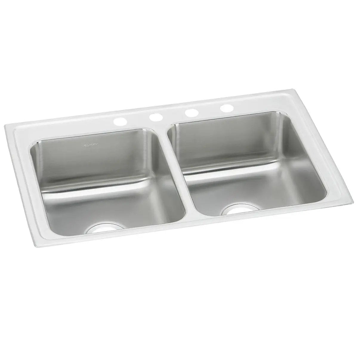 Elkay Celebrity 33" x 21-1/4" x 7-1/2" Equal Double Bowl Drop-in Sink by Elkay