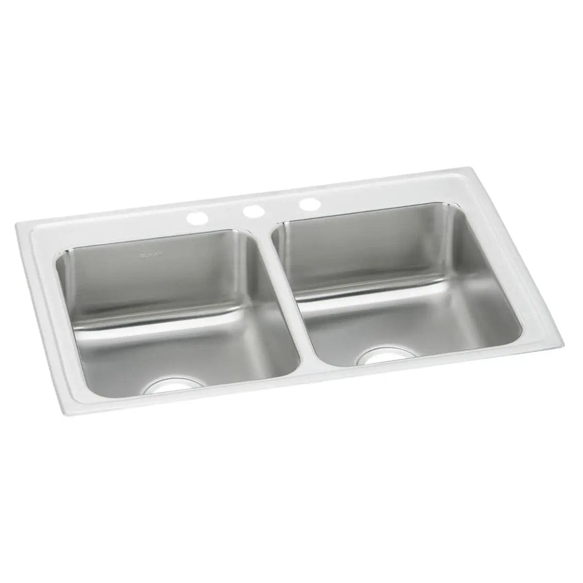 Elkay Celebrity 33" x 22" x 7-1/2" Equal Double Bowl Drop-in Sink by Elkay
