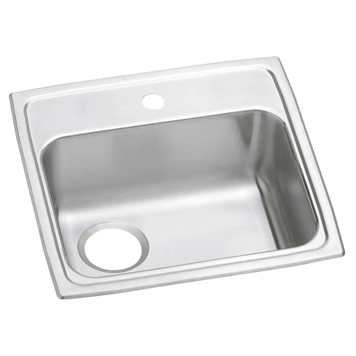 Elkay Celebrity 19-1/2" x 19" x 5-1/2" Single Bowl Drop-in ADA Sink with Quick-clip and Left Drain by Elkay