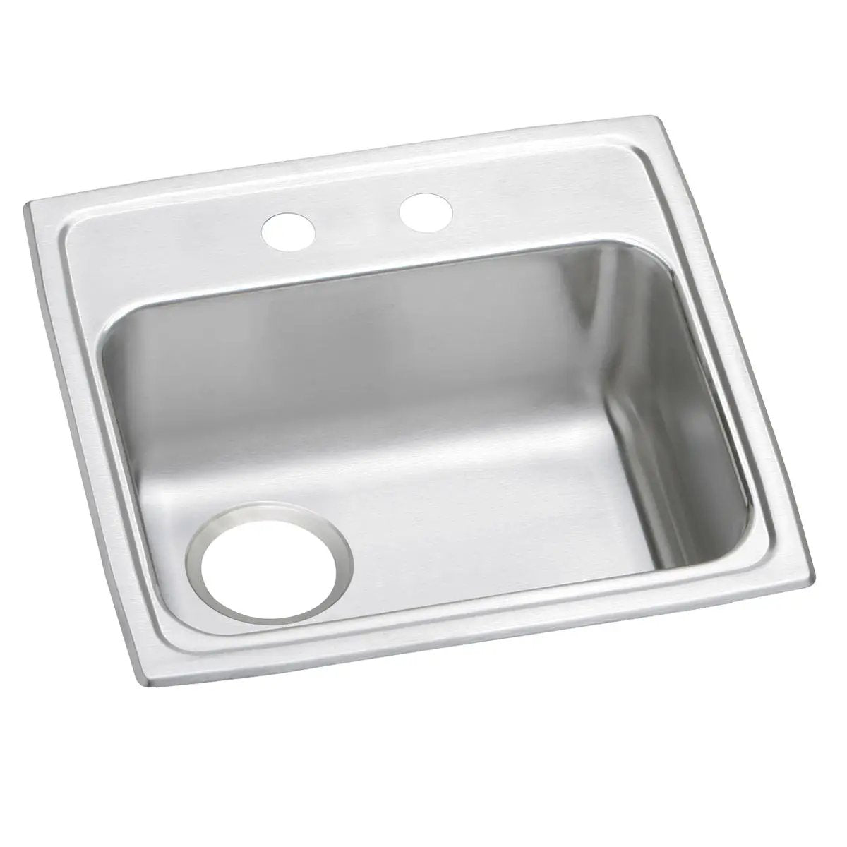 Elkay Celebrity 19-1/2" x 19" x 5-1/2" Single Bowl Drop-in ADA Sink with Quick-clip and Left Drain by Elkay