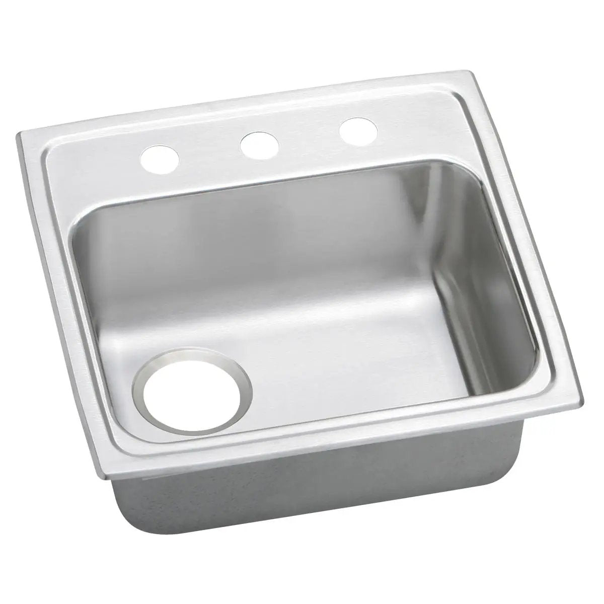 Elkay Celebrity 19-1/2" x 19" x 5-1/2" Single Bowl Drop-in ADA Sink with Quick-clip and Left Drain by Elkay