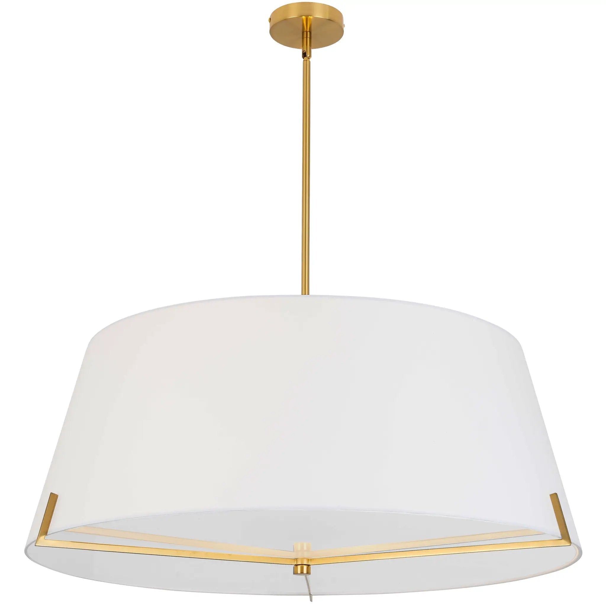 Dainolite 4 Light Incandescent Pendant by Dainolite