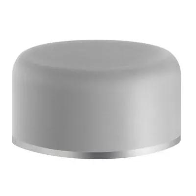 brushed stainless steel door stop