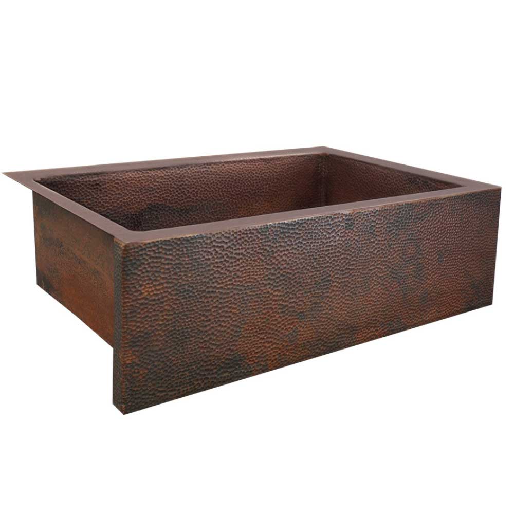 antique copper kitchen sink