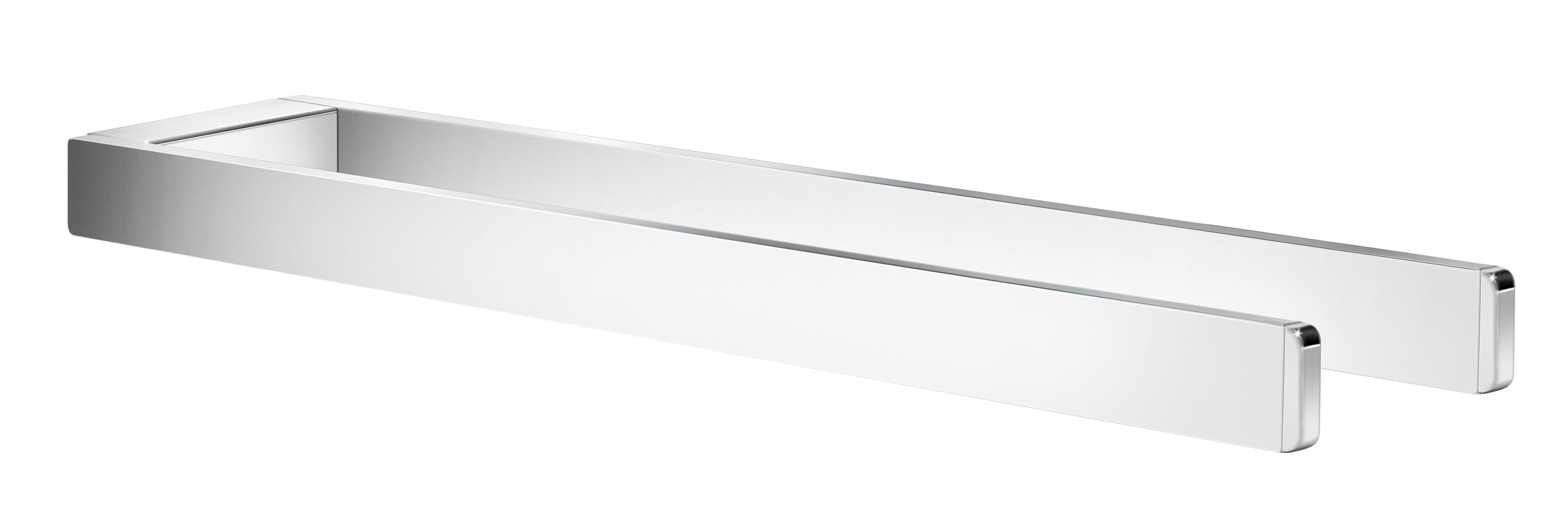 polished chrome towel rail