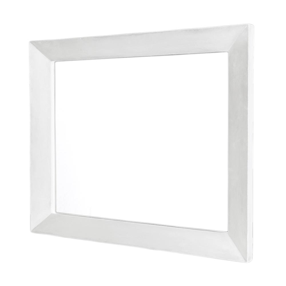 Native Trails Portola 33.5" Rectangle concrete mirror with tapered frame