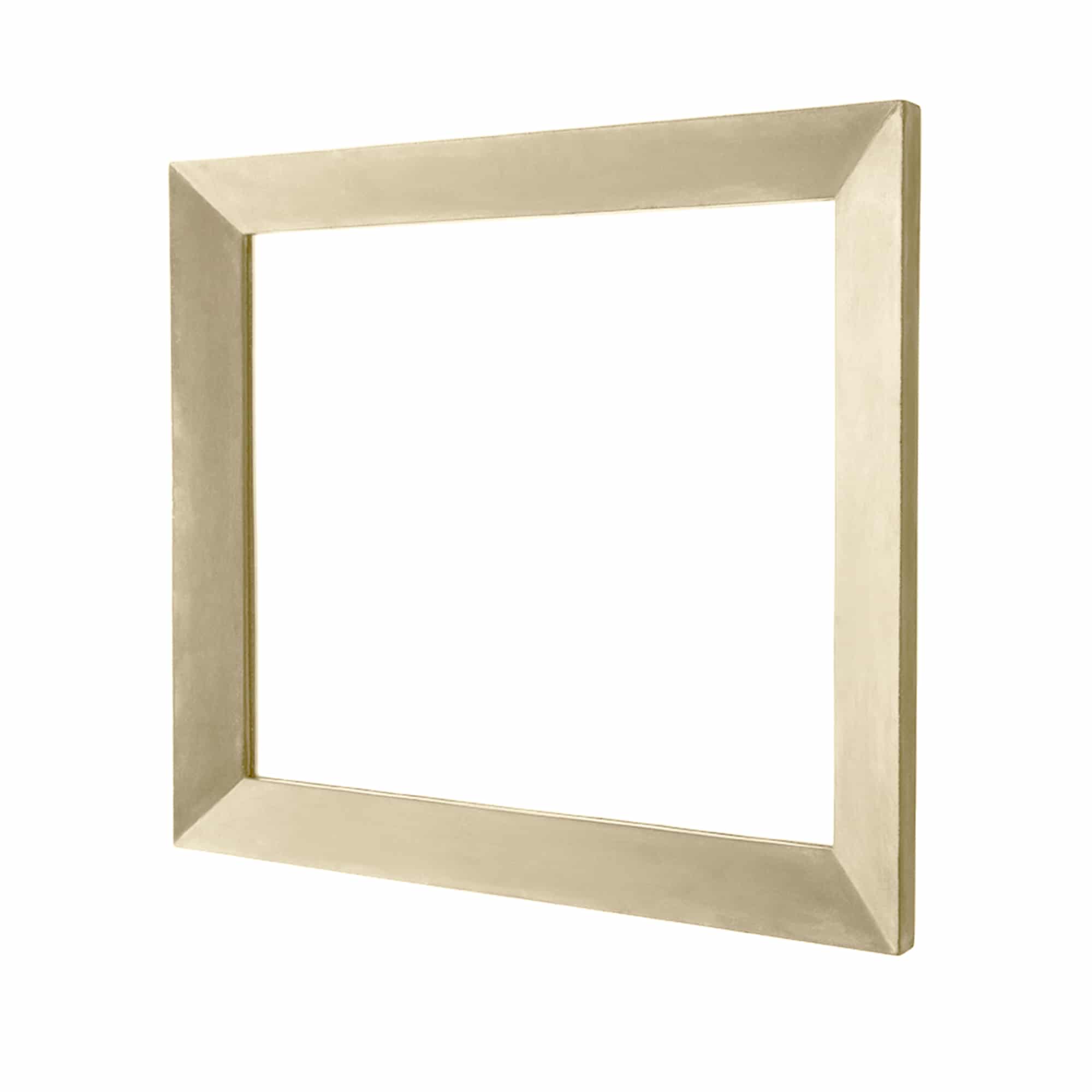 Native Trails Portola 33.5" Rectangle concrete mirror with tapered frame