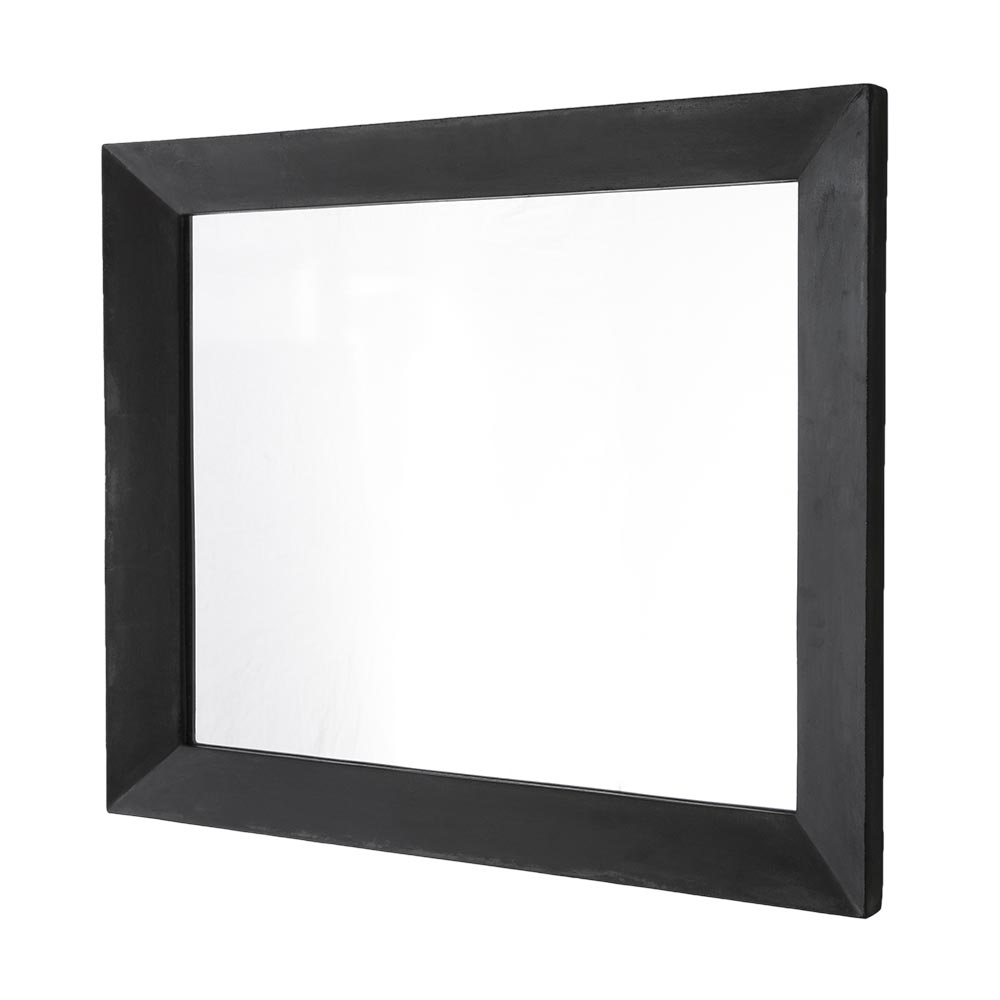 Native Trails Portola 33.5" Rectangle concrete mirror with tapered frame