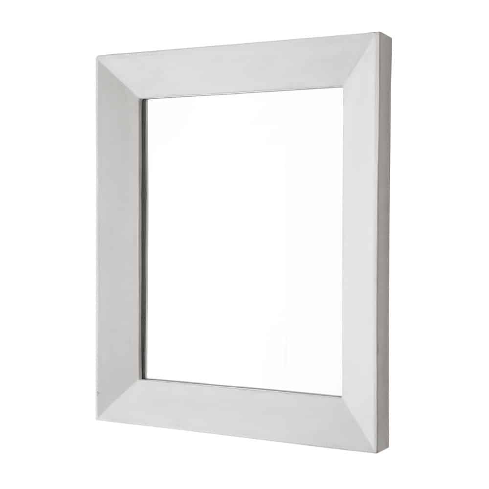 Native Trails Portola 26" Rectangle concrete mirror with tapered frame