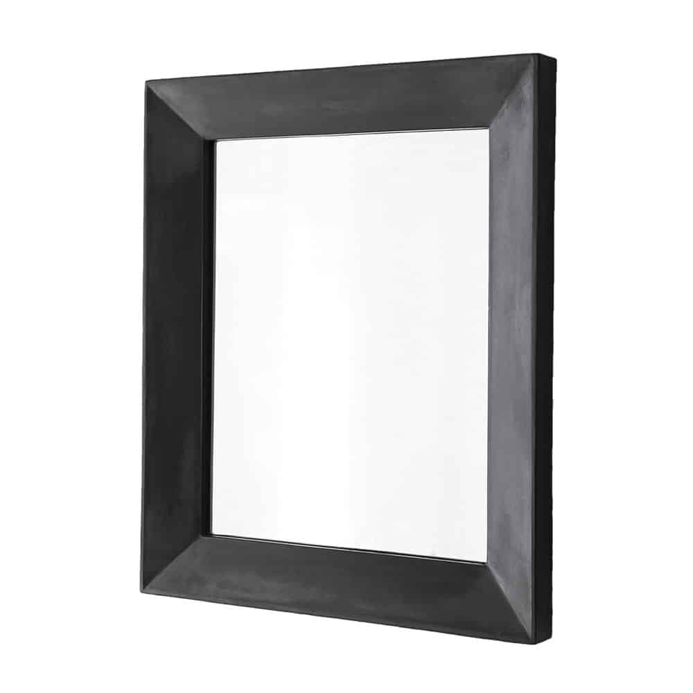 Native Trails Portola 26" Rectangle concrete mirror with tapered frame