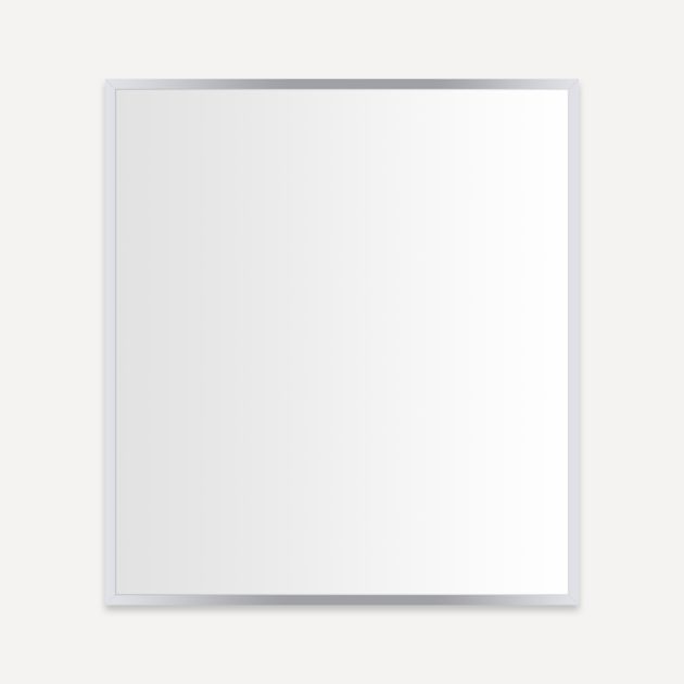 chrome framed mirror