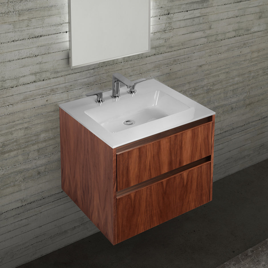 natural walnut vanity